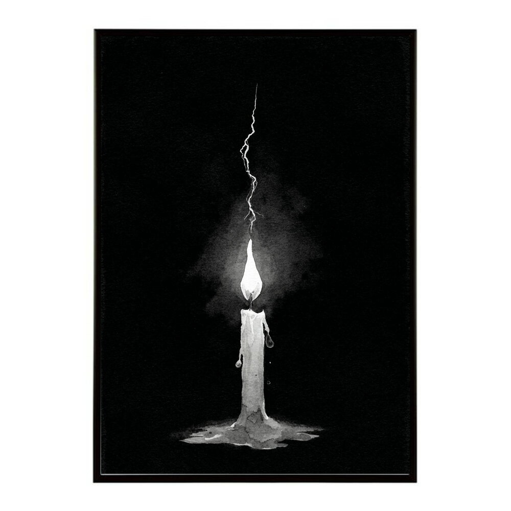 キャンドル ポスター 癒し ヒーリング 瞑想 マインドフルネス 静けさ 光 蝋燭 アート 北欧 インテリア 寝室 ヨガ 空間 用紙とサイズが選べる インテリア おしゃれ プリントポスター フォト イラスト お洒落 特大 大きい【km-poster-742】