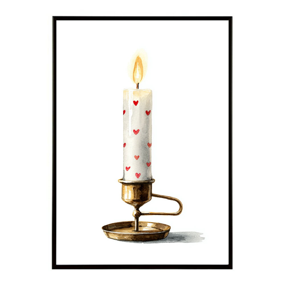 キャンドル ポスター 癒し ヒーリング 瞑想 マインドフルネス 静けさ 光 蝋燭 アート 北欧 インテリア 寝室 ヨガ 空間 用紙とサイズが選べる インテリア おしゃれ プリントポスター フォト イラスト お洒落 特大 大きい【km-poster-745】