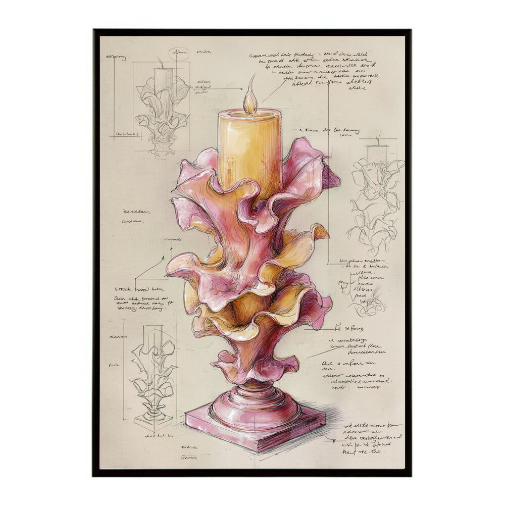 キャンドル ポスター 癒し ヒーリング 瞑想 マインドフルネス 静けさ 光 蝋燭 アート 北欧 インテリア 寝室 ヨガ 空間 用紙とサイズが選べる インテリア おしゃれ プリントポスター フォト イラスト お洒落 特大 大きい【km-poster-756】