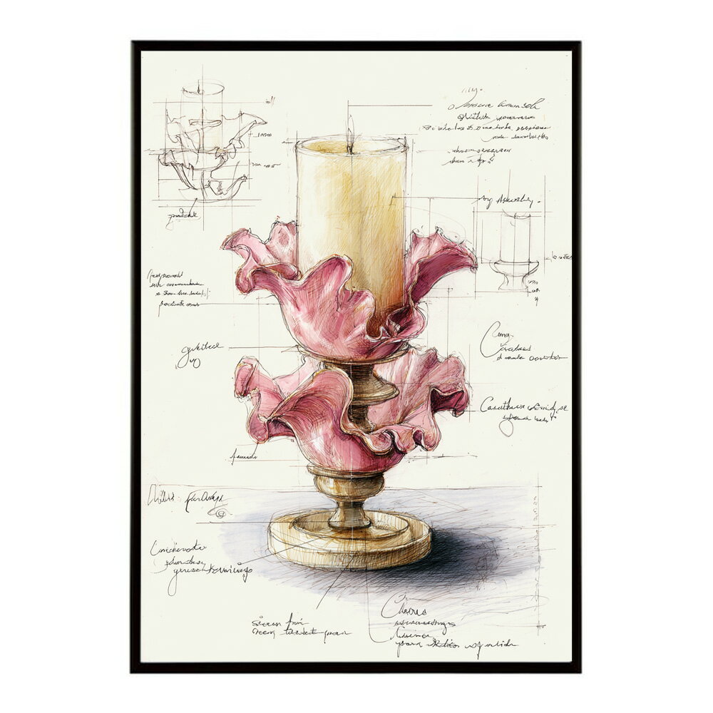 キャンドル ポスター 癒し ヒーリング 瞑想 マインドフルネス 静けさ 光 蝋燭 アート 北欧 インテリア 寝室 ヨガ 空間 用紙とサイズが選べる インテリア おしゃれ プリントポスター フォト イラスト お洒落 特大 大きい【km-poster-757】