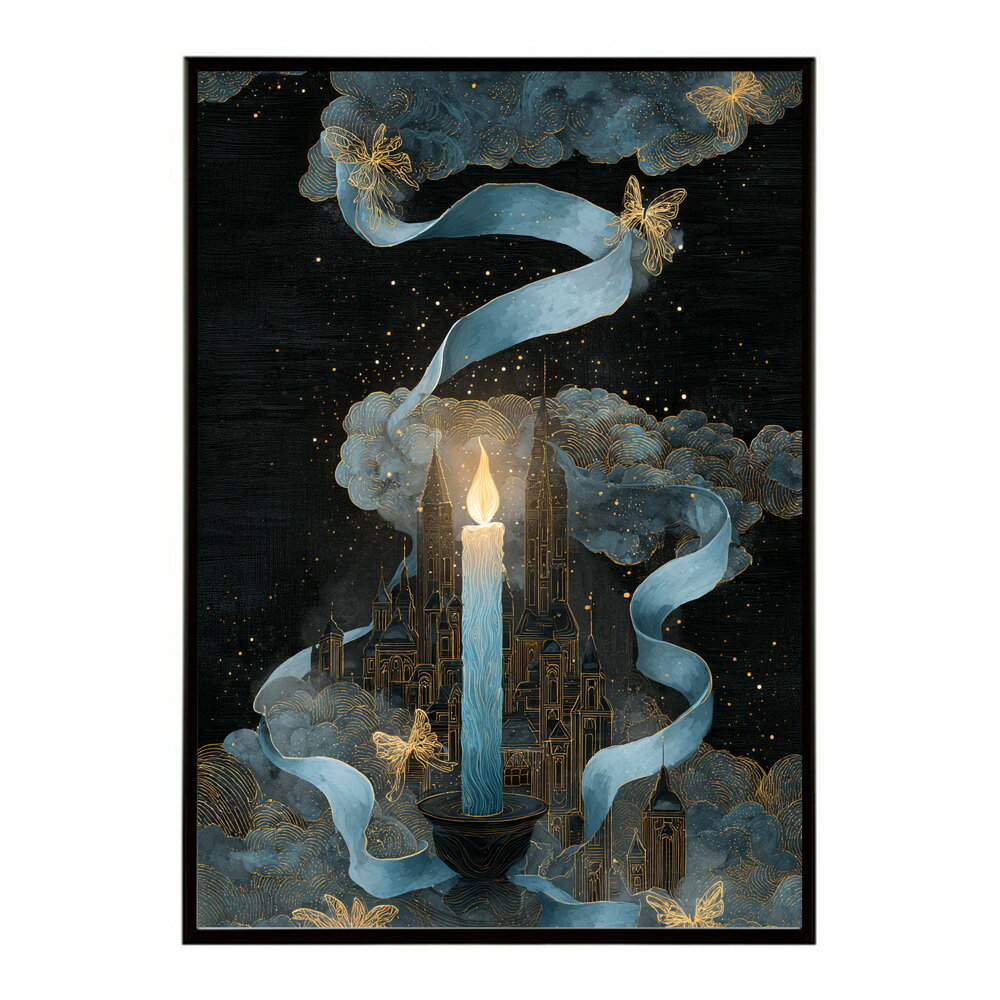 キャンドル ポスター 癒し ヒーリング 瞑想 マインドフルネス 静けさ 光 蝋燭 アート 北欧 インテリア 寝室 ヨガ 空間 用紙とサイズが選べる インテリア おしゃれ プリントポスター フォト イラスト お洒落 特大 大きい【km-poster-764】