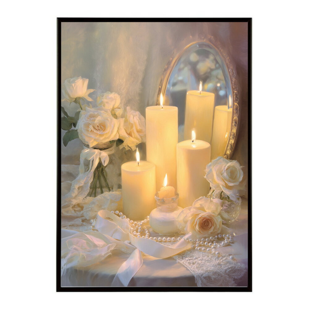 キャンドル ポスター 癒し ヒーリング 瞑想 マインドフルネス 静けさ 光 蝋燭 アート 北欧 インテリア 寝室 ヨガ 空間 用紙とサイズが選べる インテリア おしゃれ プリントポスター フォト イラスト お洒落 特大 大きい【km-poster-824】