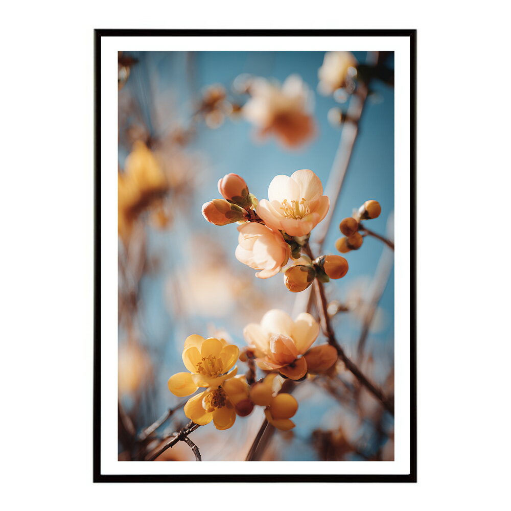 Rakuten - 誕生花 ポスター 季節の花 冬の花 早春 フラワーアート ボタニカル 北欧 モダン ナチュラル 花のある暮らし 壁掛け ギフト 記念日 誕生日【km-poster-1973】