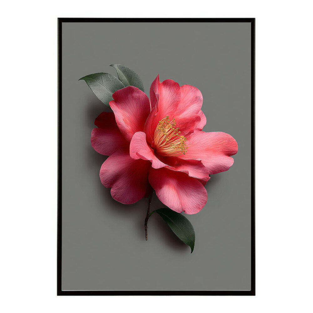 誕生花 ポスター 季節の花 冬の花 早春 フラワーアート ボタニカル 北欧 モダン ナチュラル 花のある暮らし 壁掛け ギフト 記念日 誕生日【km-poster-1997】(3.0)