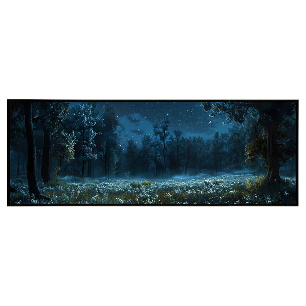 Rakuten - 風景 景色 絵画 絵 名画 画家 油絵 水彩 景色パノラマポスター (297mm×840mm) フレーム 横長 額縁 インテリア アルミフレーム 絵画 作品 水平 アート 【pn-poster-251】