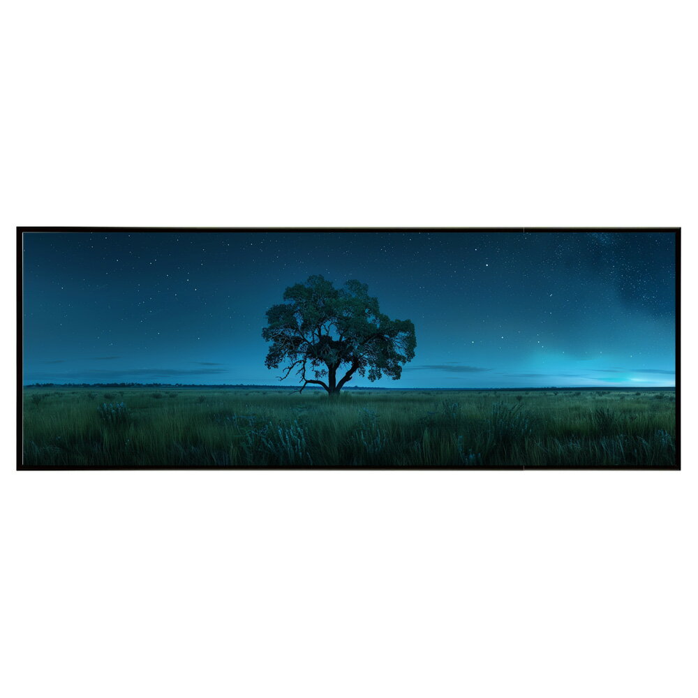 Rakuten - 風景 景色 絵画 絵 名画 画家 油絵 水彩 景色パノラマポスター (297mm×840mm) フレーム 横長 額縁 インテリア アルミフレーム 絵画 作品 水平 アート 【pn-poster-264】