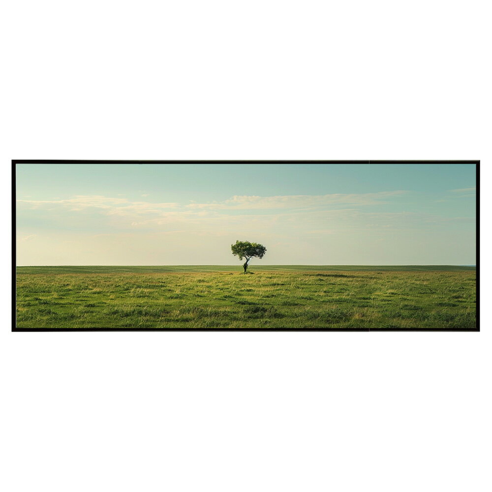 Rakuten - 風景 景色 絵画 絵 名画 画家 油絵 水彩 景色パノラマポスター (297mm×840mm) フレーム 横長 額縁 インテリア アルミフレーム 絵画 作品 水平 アート 【pn-poster-275】