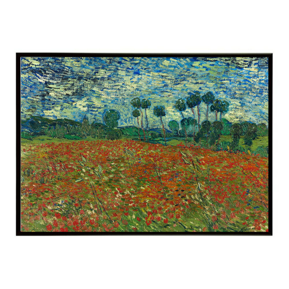 ゴッホ 風景画 Poppy field  絵画 ポスター デジタルリマスター 名画 絵 復刻 油絵 水彩 