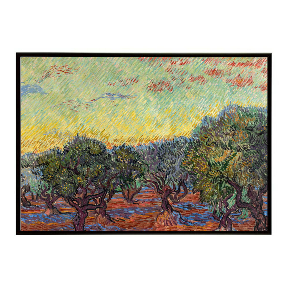 ゴッホ 木々の風景 Olive Grove, Saint-R?m
