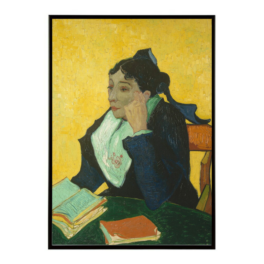 ゴッホ 風景画 L’Arl?sienne; Madame Joseph-Michel Ginoux (Marie Julien, 1848?1911)【Vincent van Gogh】(1888?89)絵画 ポスター デジタルリマスター 名画 絵 復刻 油絵 水彩【bn-poster-7837】