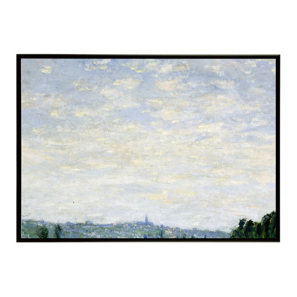 【クロード・モネ】セーヌの風景/The Seine at Lavacourt【Claude Monet】(1880)絵画 ポスター デジタルリマスター 名画 絵 復刻 油絵 水【bn-poster-7948】