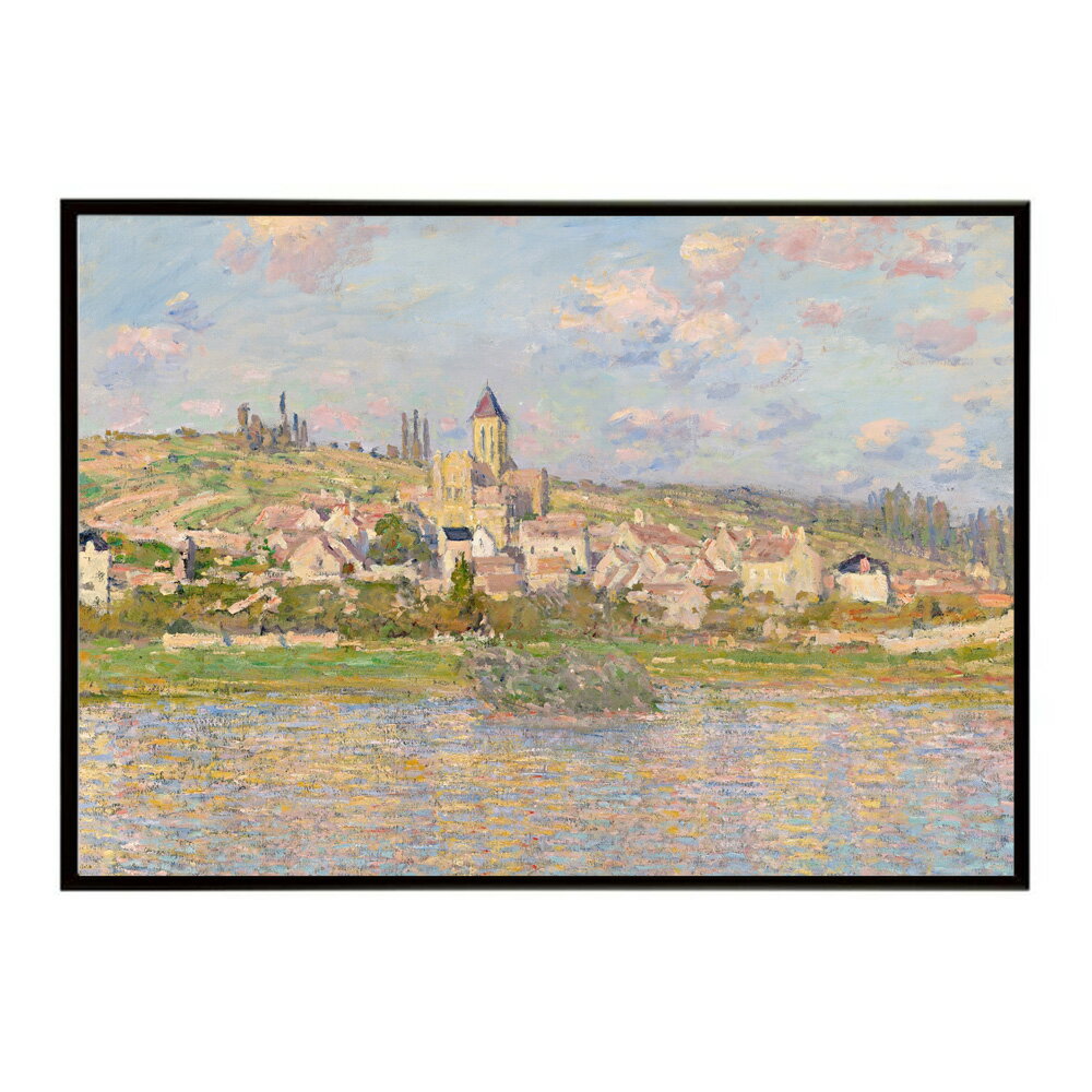 【クロード・モネ】風景/V?theuil【Claude Monet】絵画 ポスター デジタルリマスター 名画 絵 復刻 油絵 水【bn-poster-7992】