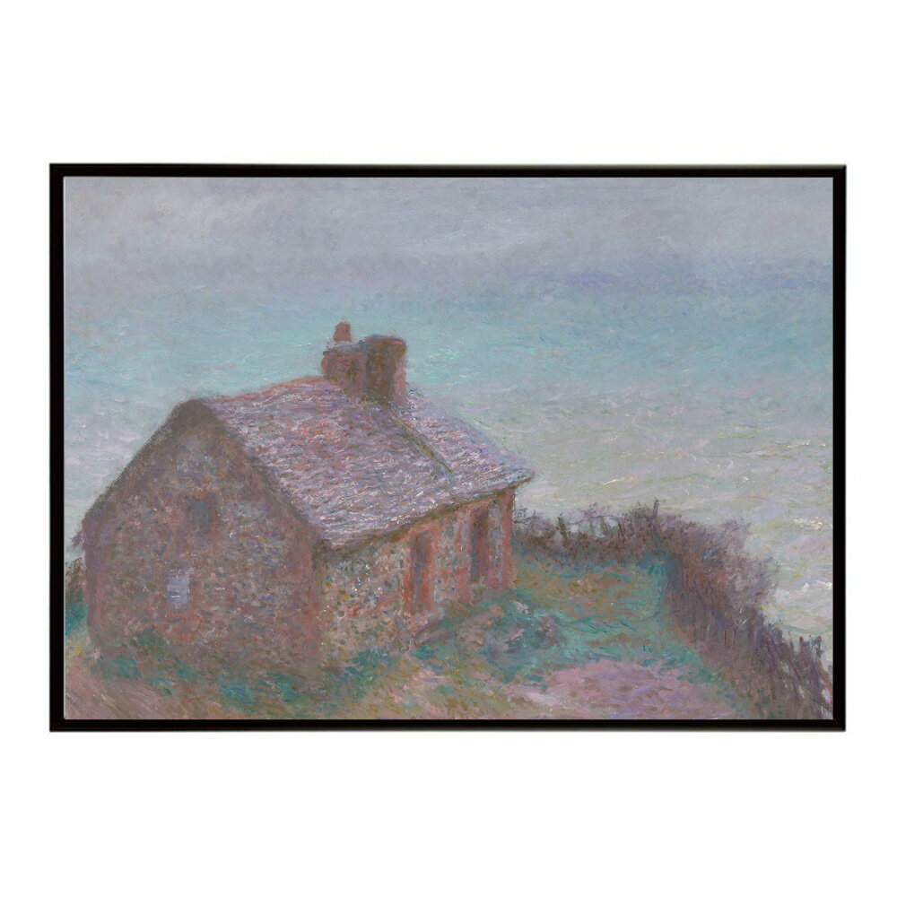 【クロード・モネ】風景/The Customs House at Varengeville【Claude Monet】(1897)絵画 ポスター デジタルリマスター 名画 絵 復刻 油絵 水【bn-poster-8026】