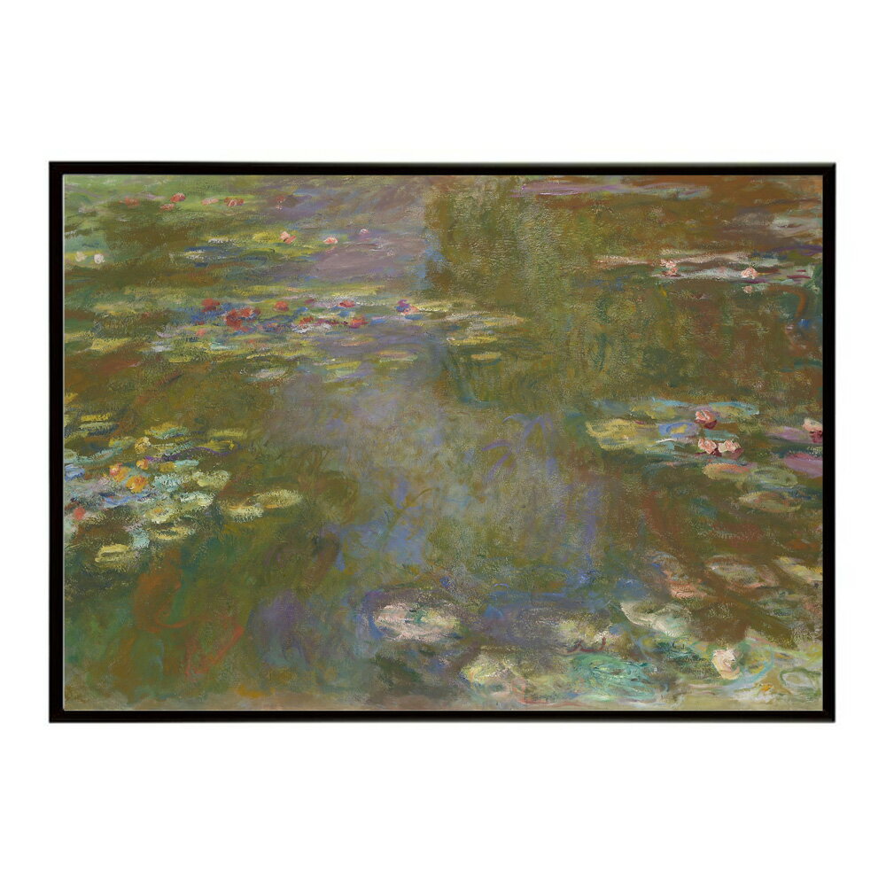 【クロード モネ】風景/Water Lily Pond【Claude Monet】(1917-19)絵画 ポスター デジタルリマスター 名画 絵 復刻 油絵 水【bn-poster-8029】