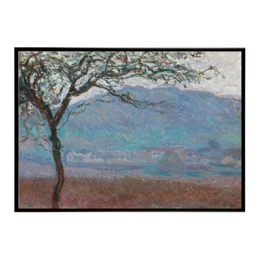 【クロード・モネ】ジヴェルニーの風景/Champ ? Giverny【Claude Monet】(1887)絵画 ポスター デジタルリマスター 名画 絵 復刻 油絵 水【bn-poster-8031】