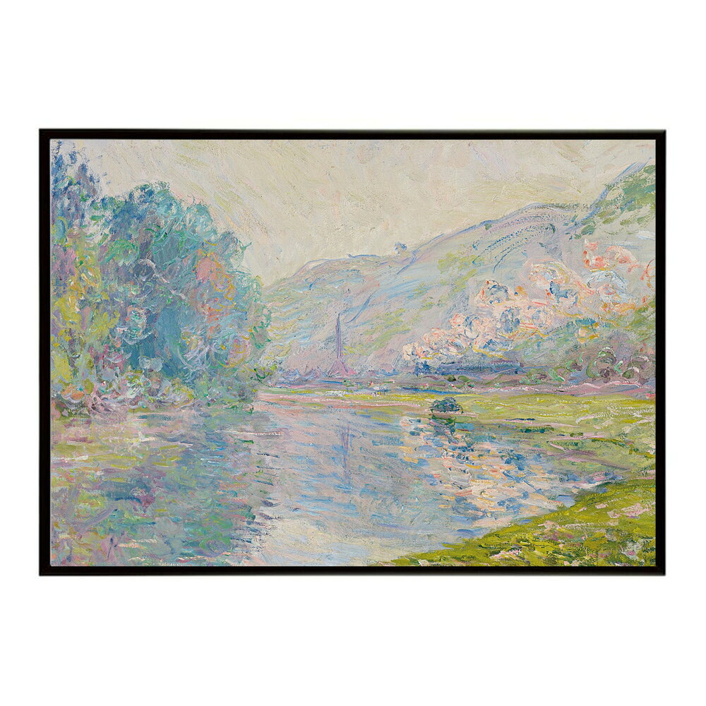 【クロード・モネ】風景/Le train ? Jeufosse【Claude Monet】(1884)絵画 ポスター デジタルリマスター 名画 絵 復刻 油絵 水【bn-poster-8095】