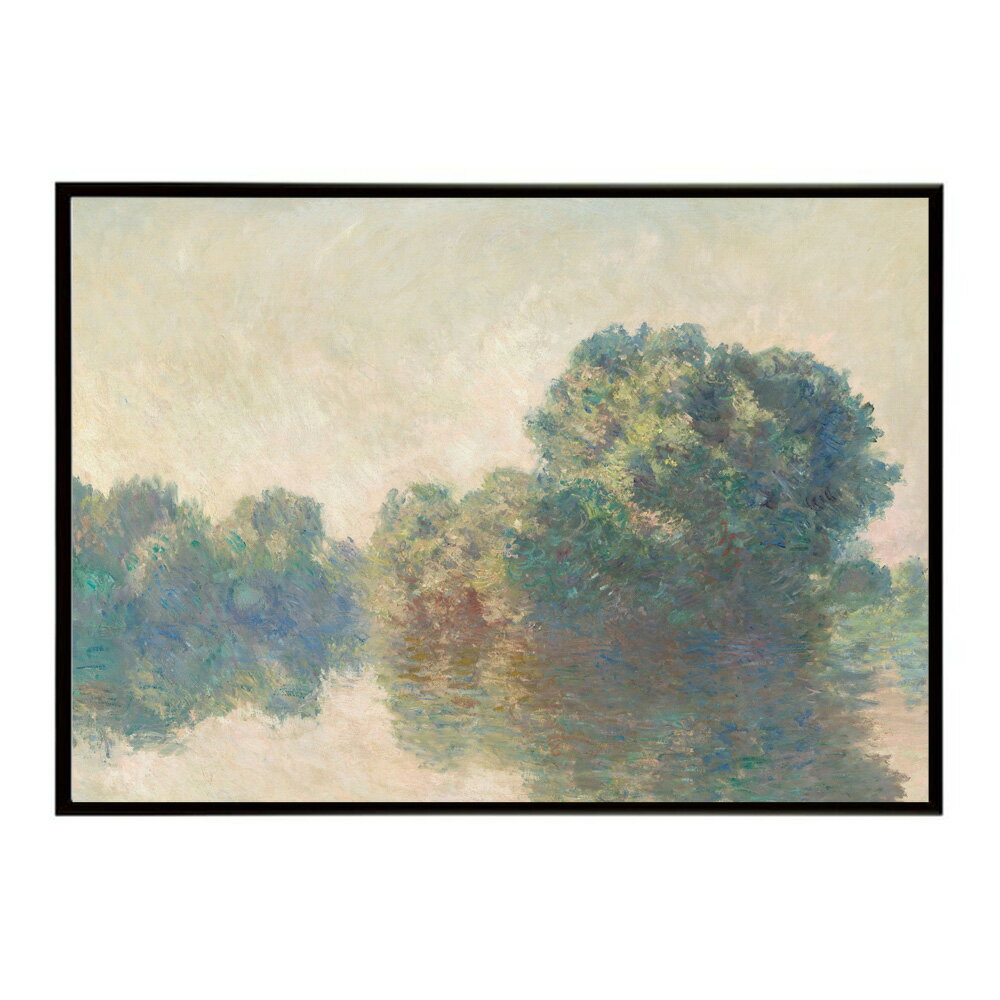Rakuten - 【クロード・モネ】ジヴェルニーの風景/The Seine at Giverny【Claude Monet】(1897)絵画 ポスター デジタルリマスター 名画 絵 復刻 油絵 水【bn-poster-8100】