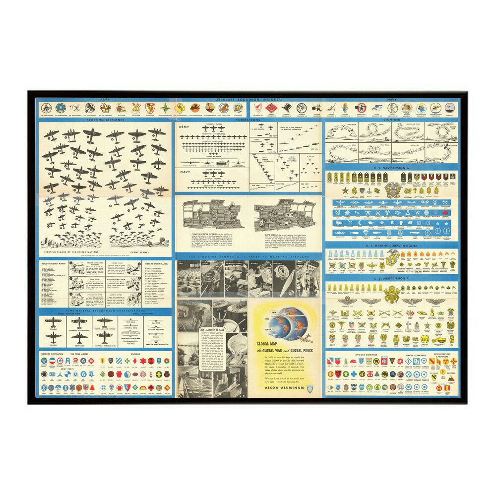 古地図 ポスター アンティーク 地図 ヴィンテージ マップ インテリア レトロ カフェ風 書斎【bn-poster-8212】