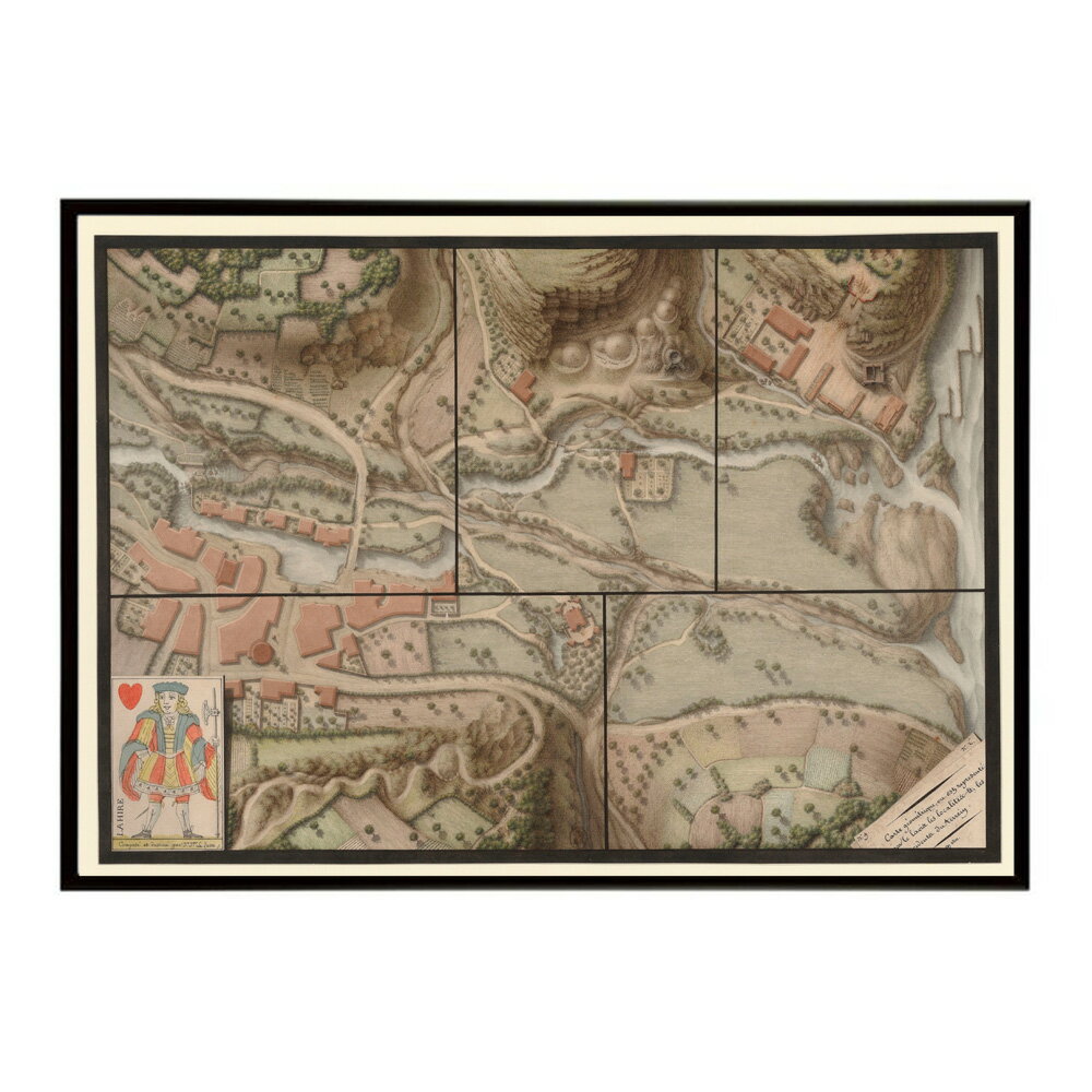 古地図 ポスター アンティーク 地図 ヴィンテージ マップ インテリア レトロ カフェ風 書斎【bn-poster-8231】