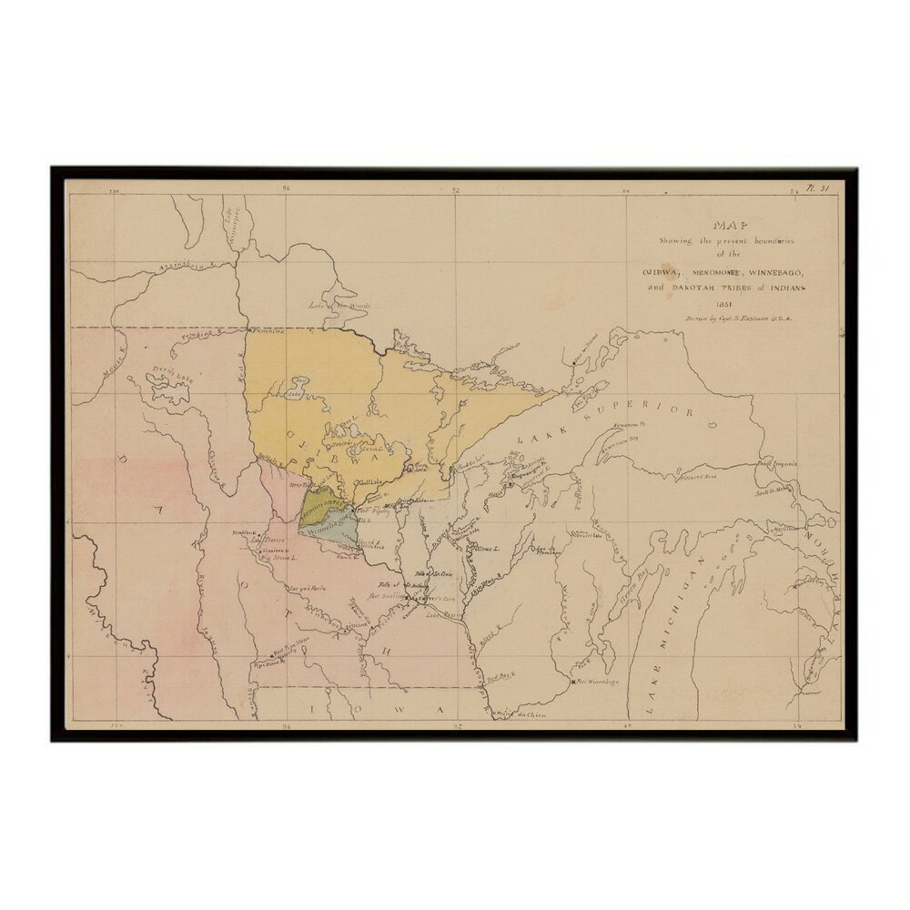 古地図 ポスター アンティーク 地図 ヴィンテージ マップ インテリア レトロ カフェ風 書斎【bn-poster-8242】
