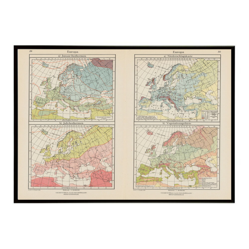 古地図 ポスター アンティーク 地図 ヴィンテージ マップ インテリア レトロ カフェ風 書斎【bn-poster-8249】