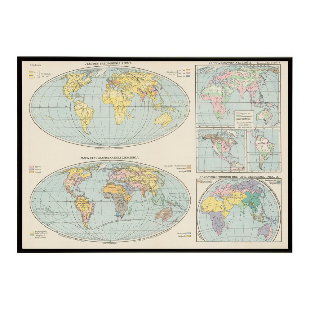 古地図 ポスター アンティーク 地図 ヴィンテージ マップ インテリア レトロ カフェ風 書斎【bn-poster-8255】