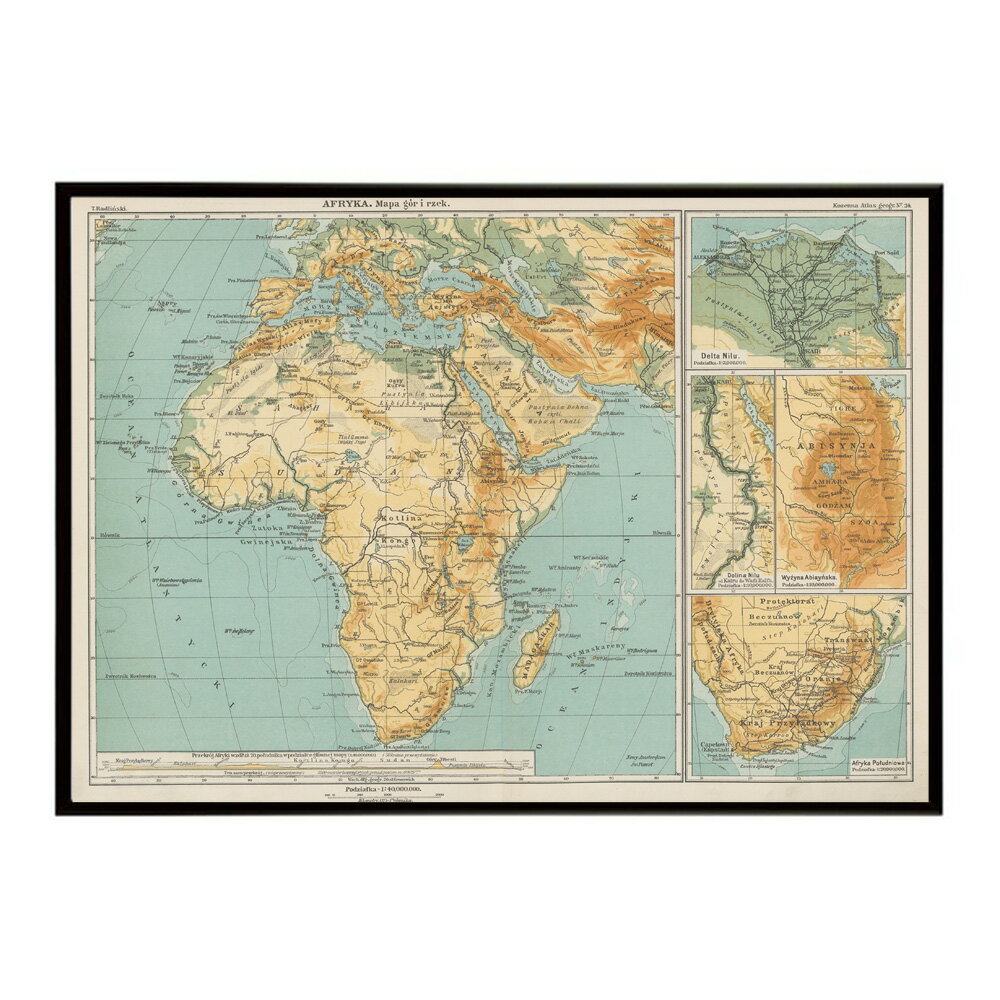 古地図 ポスター アンティーク 地図 ヴィンテージ マップ インテリア レトロ カフェ風 書斎【bn-poster-8260】