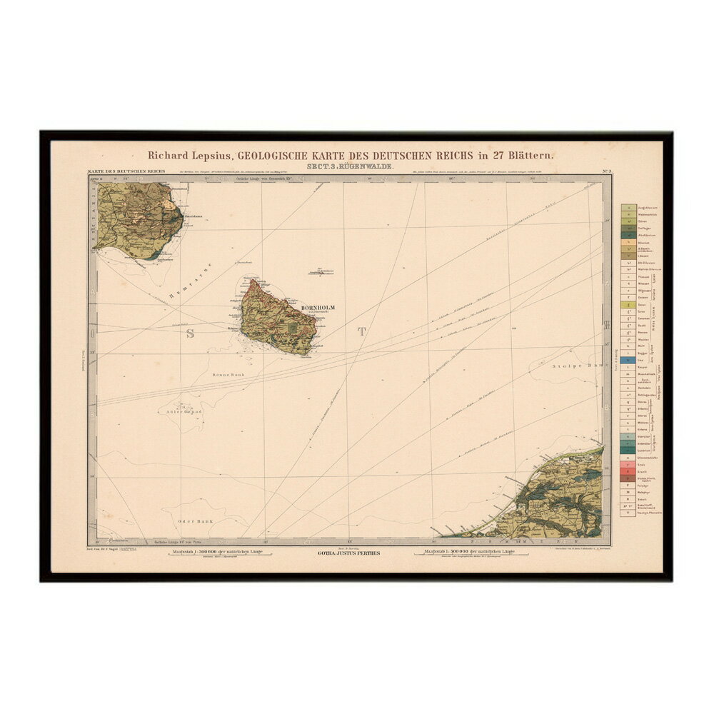 古地図 ポスター アンティーク 地図 ヴィンテージ マップ インテリア レトロ カフェ風 書斎【bn-poster-8274】