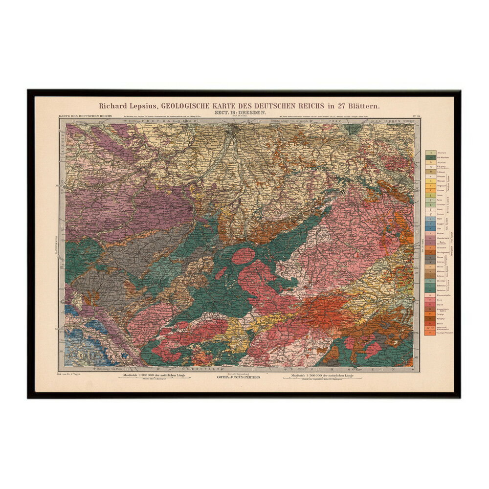 古地図 ポスター アンティーク 地図 ヴィンテージ マップ インテリア レトロ カフェ風 書斎【bn-poster-8280】