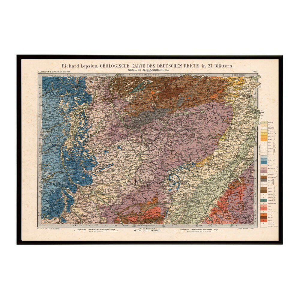 古地図 ポスター アンティーク 地図 ヴィンテージ マップ インテリア レトロ カフェ風 書斎【bn-poster-8283】