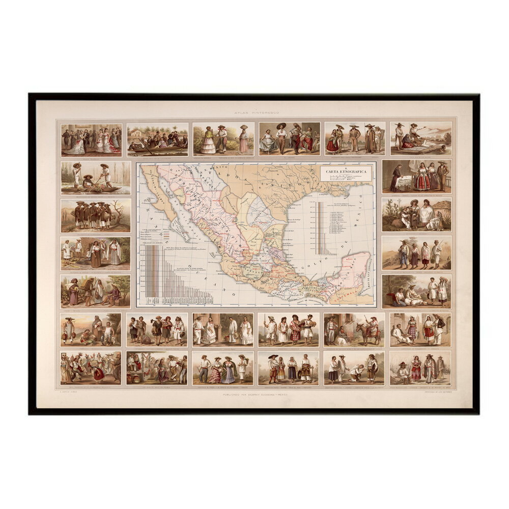 古地図 ポスター アンティーク 地図 ヴィンテージ マップ インテリア レトロ カフェ風 書斎【bn-poster-8291】