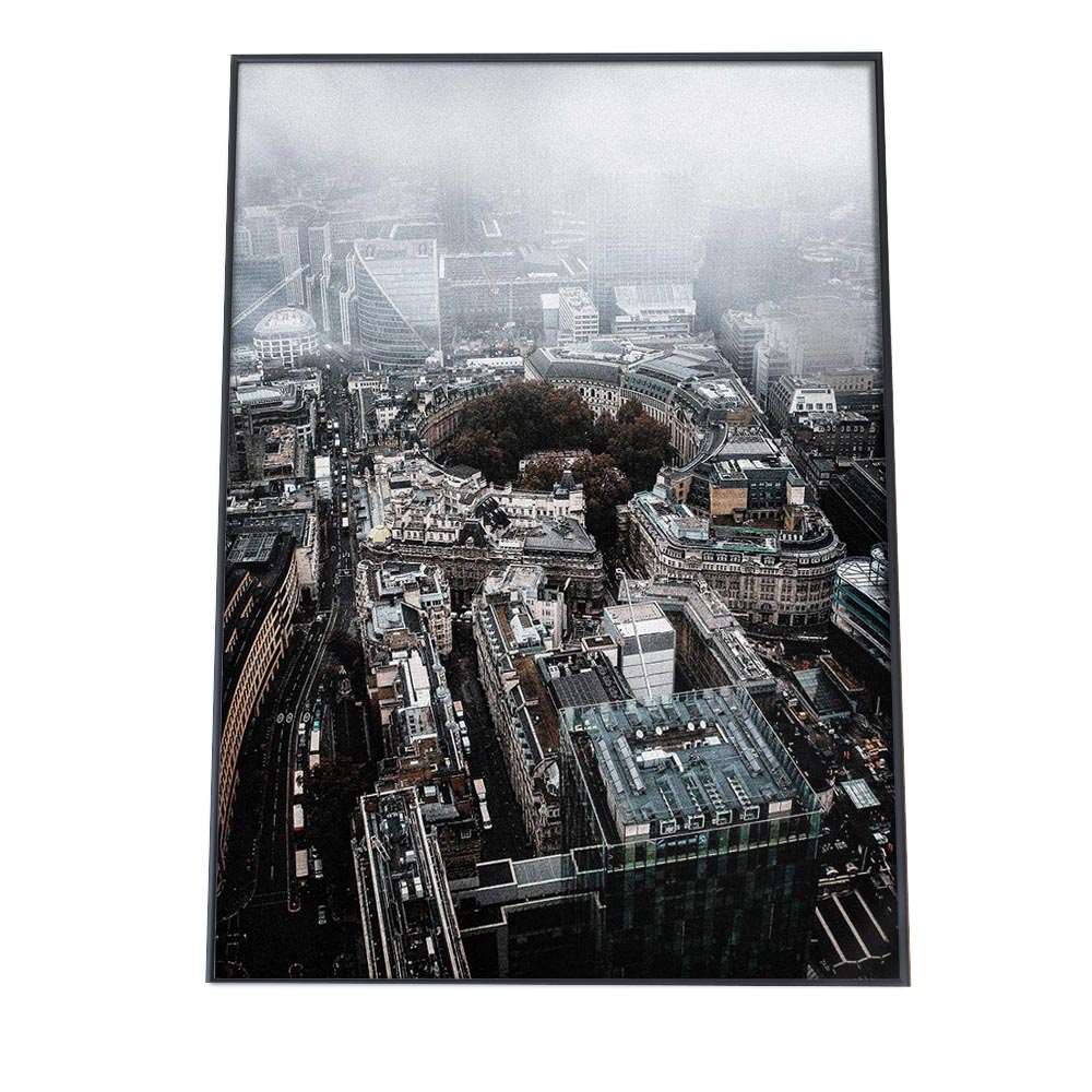 海外風景 ロンドン 街角 ポスター 【選べる全サイズ＆用紙】 写真 フォト ポストカード ポスター 男前 インダストリアル アイアン家具に合うシリーズ【an-poster-1034】