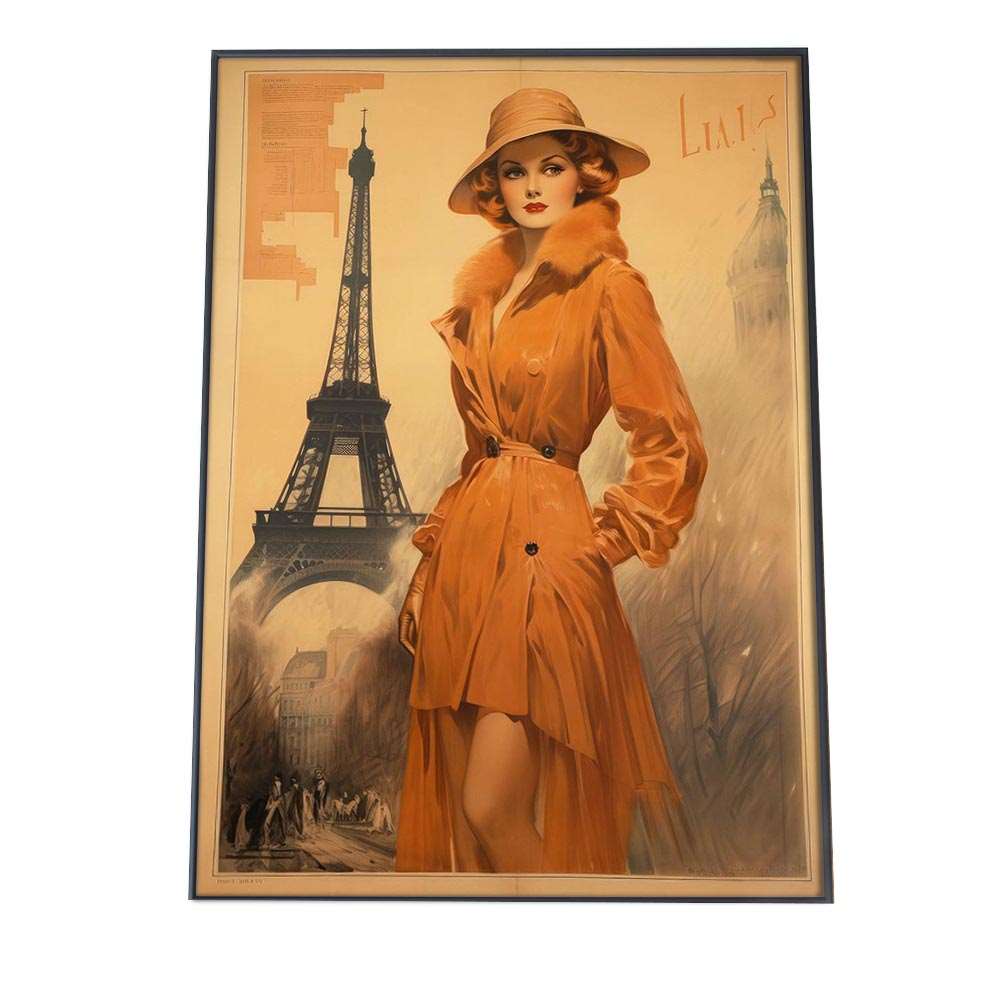 レディ イラスト フォト お洒落 ポスター ガールズ コラージュ アートプリント ポスター インテリア キレイ目【lh-poster-978】