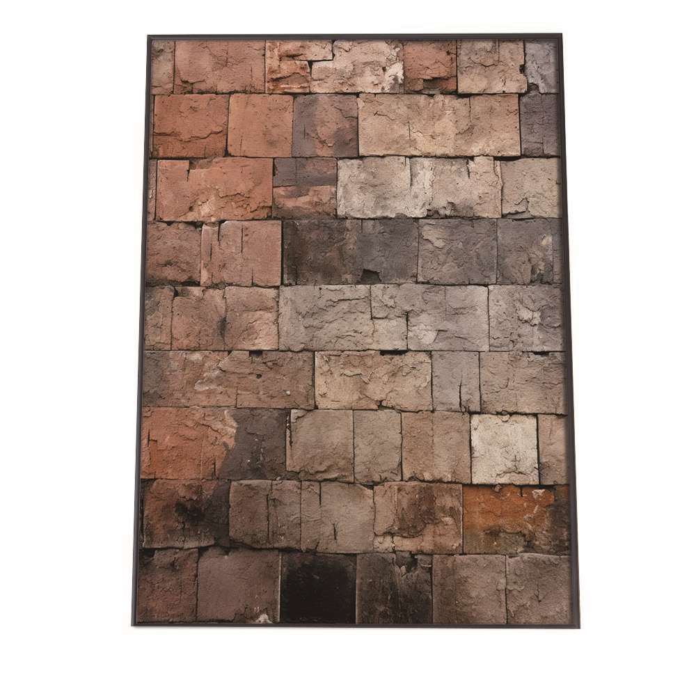 レンガ 石 ストーン ポスター 模様 ブロック インテリア おしゃれ a0 a1 a2 a3 a4 b0 b1 b2 b3 b4【lh-poster-2402】