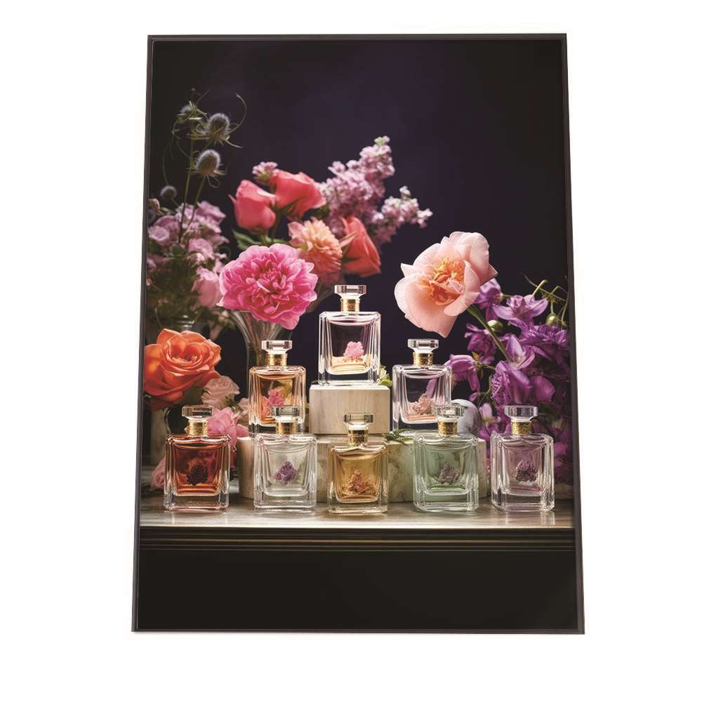 ポスター 香水 パフューム オーデコロン パルファンポスター インテリア おしゃれ ファッション 化粧品 女性 宝石 【si-poster-1064】