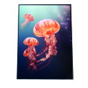 クラゲ ポスター シーサイド マリンスタイル ジェリーフィッシュ 水族館 水中 海 魚 インテリア