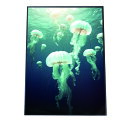 クラゲ ポスター シーサイド マリンスタイル ジェリーフィッシュ 水族館 水中 海 魚 インテリア