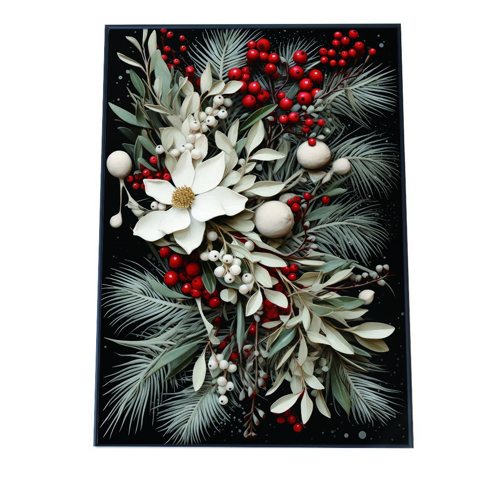 クリスマスポスター Christmas ウォールアート ホリデーデコレーション 壁飾り インテリア お洒落 デザイン 冬 オーナメント ツリー【lh-poster-2989】