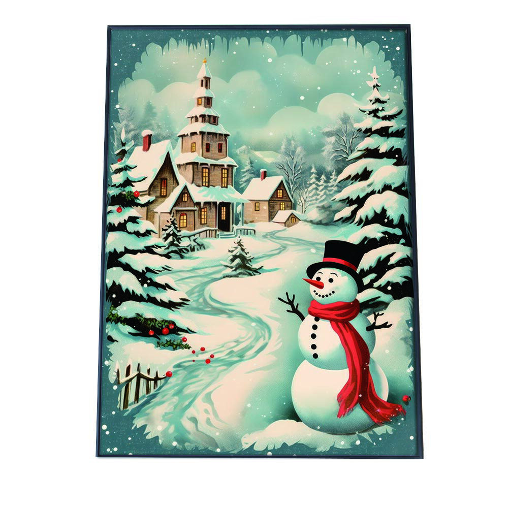 クリスマスポスター Christmas ウォールアート ホリデーデコレーション 壁飾り インテリア お洒落 デザイン 冬 オーナメント ツリー【lh-poster-3003】