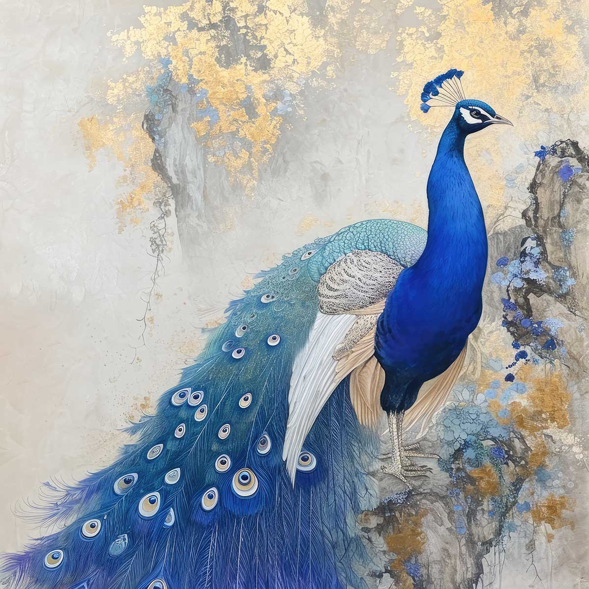 楽天市場】孔雀 アートパネルの通販