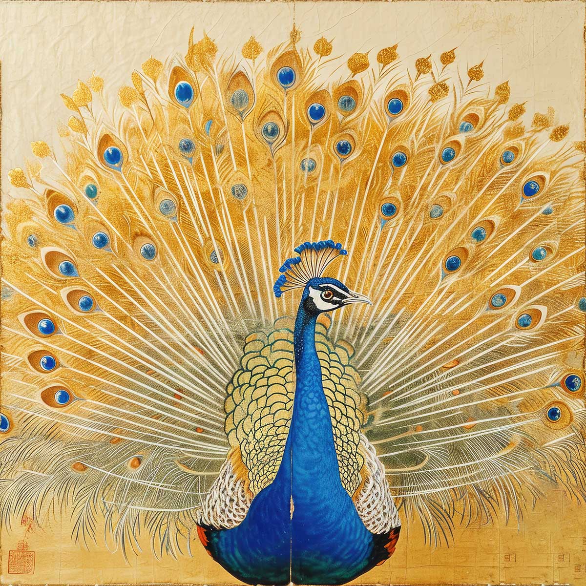 楽天市場】孔雀 絵の通販