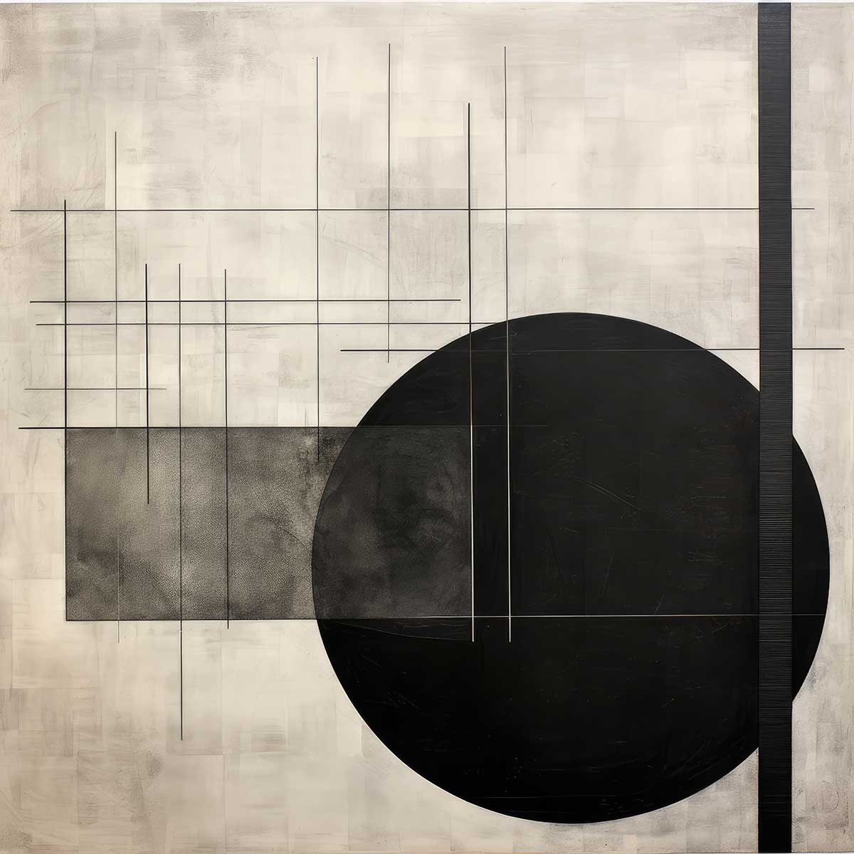 幾何学 正方形ポスター 模様 図形 三角形 丸　ミニマリスト 抽象画 アート モダン 四角四角 デザイン ポスター スクエア 5センチ刻みでサイズ豊富 インテリア デザイン プリント 絵画 オフィス 住宅 店舗 お洒落 かっこいい【sq-poster-204】