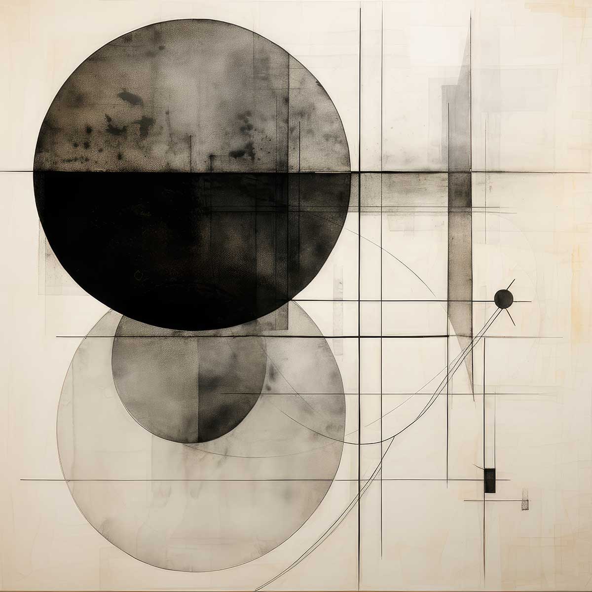 幾何学 正方形ポスター 模様 図形 三角形 丸　ミニマリスト 抽象画 アート モダン 四角四角 デザイン ポスター スクエア 5センチ刻みでサイズ豊富 インテリア デザイン プリント 絵画 オフィス 住宅 店舗 お洒落 かっこいい【sq-poster-297】