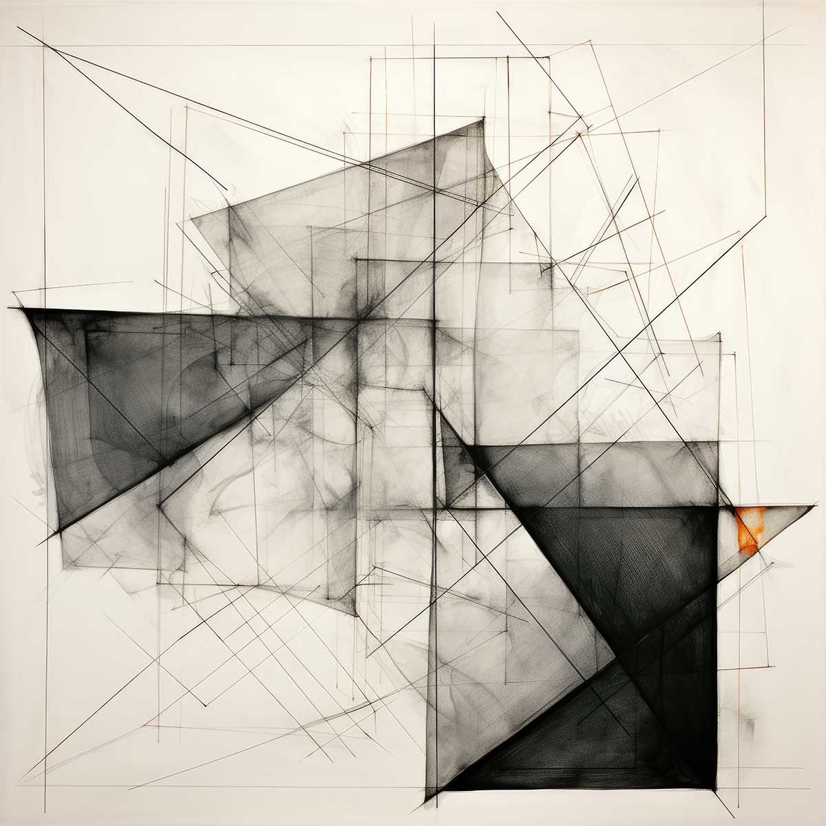 幾何学 正方形ポスター 模様 図形 三角形 丸　ミニマリスト 抽象画 アート モダン 四角四角 デザイン ポスター スクエア 5センチ刻みでサイズ豊富 インテリア デザイン プリント 絵画 オフィス 住宅 店舗 お洒落 かっこいい【sq-poster-312】