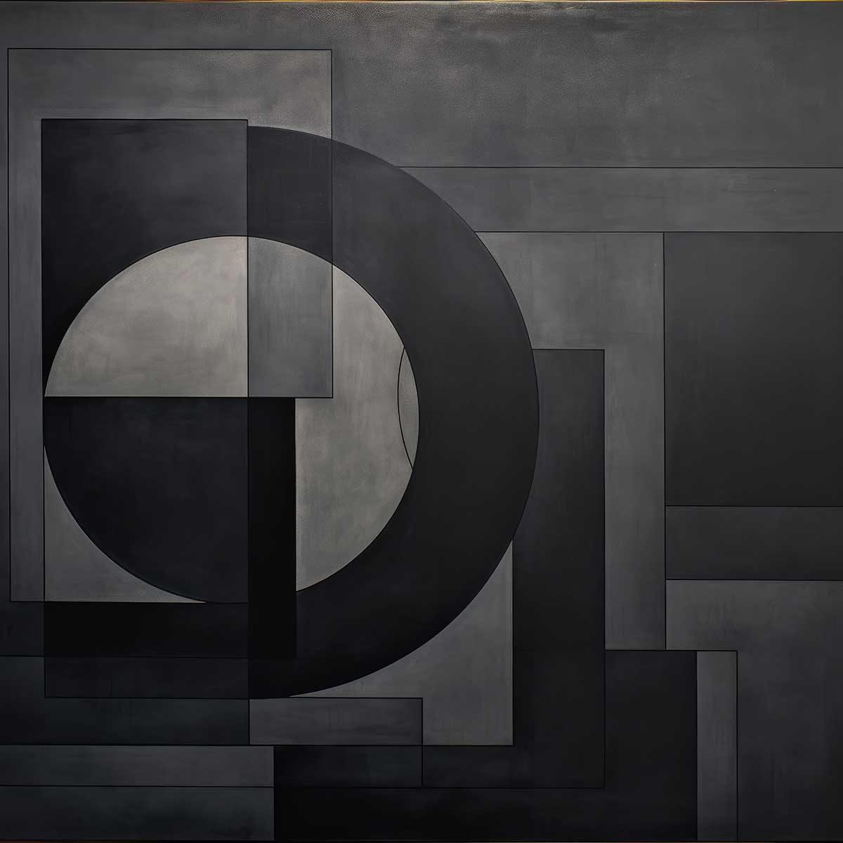 幾何学 正方形ポスター 模様 図形 三角形 丸　ミニマリスト 抽象画 アート モダン 四角四角 デザイン ..