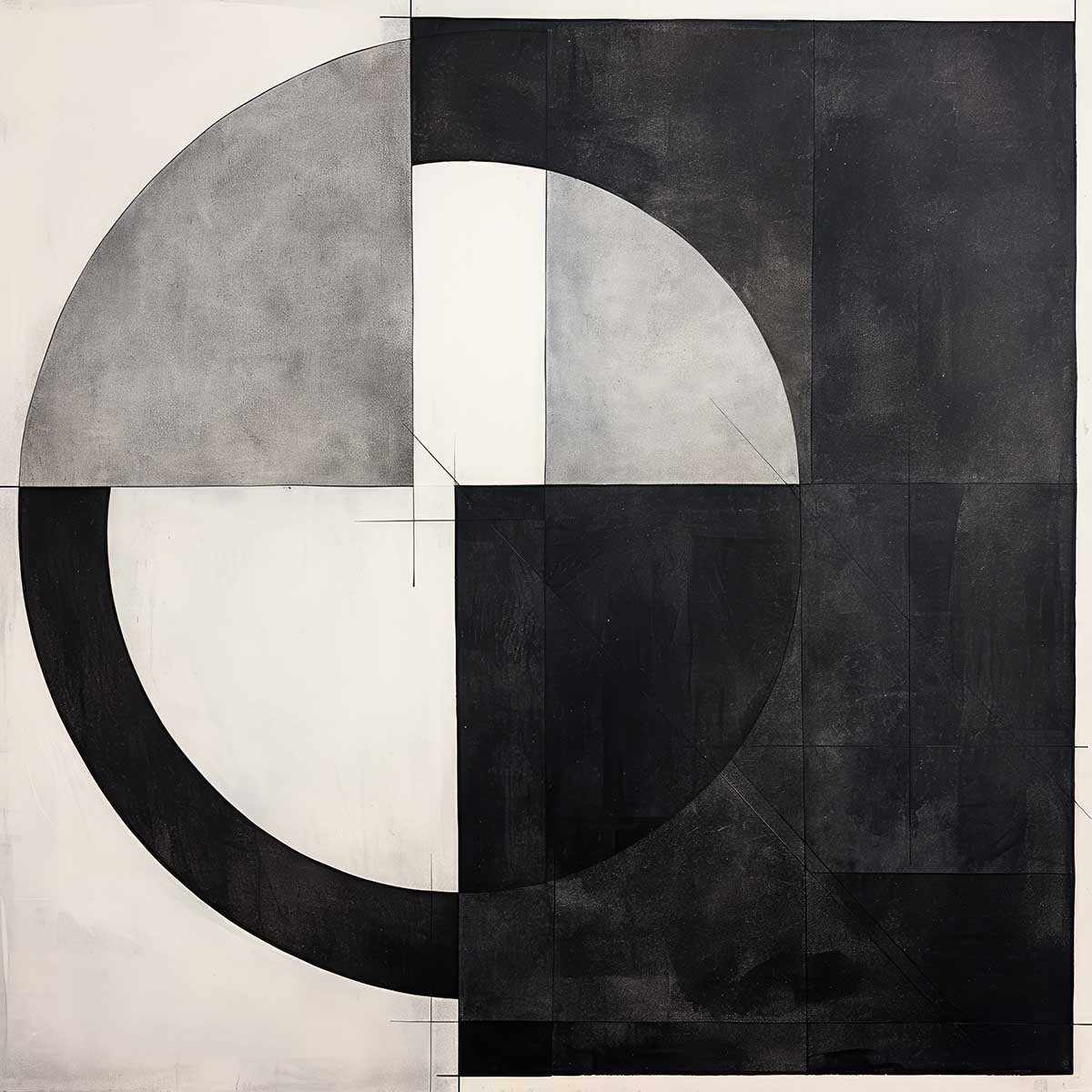 幾何学 正方形ポスター 模様 図形 三角形 丸　ミニマリスト 抽象画 アート モダン 四角四角 デザイン ポスター スクエア 5センチ刻みでサイズ豊富 インテリア デザイン プリント 絵画 オフィス 住宅 店舗 お洒落 かっこいい【sq-poster-326】