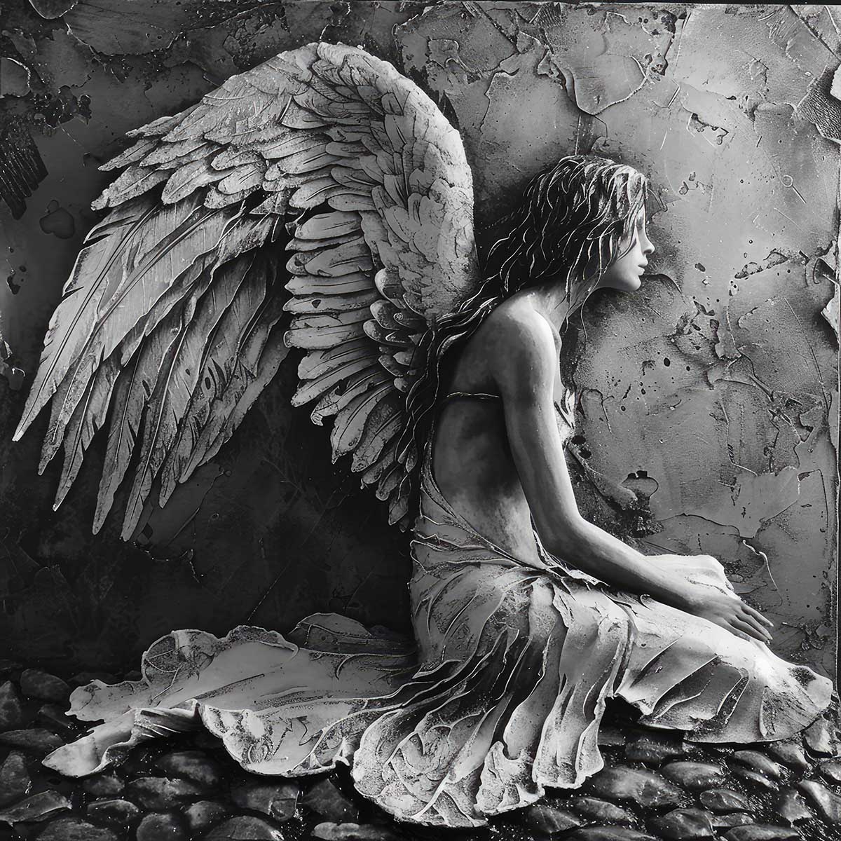 十字架 クロス ドクロ ゴシック バロック ダーク 教会アート ロック 正方形ポスター 四角 デザイン ポスター スクエア 5センチ刻みでサイズ豊富 インテリア デザイン プリント 絵画 オフィス 住宅 店舗 お洒落 かっこいい【sq-poster-2012】