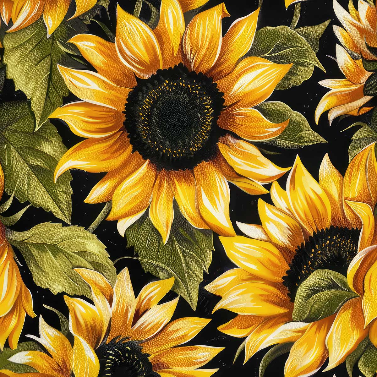 ひまわり 向日葵 植物 グリーン 花 果物 フルーツ プランツ フラワー 自然 正方形ポスター 四角 デザイン ポスター スクエア 5センチ刻みでサイズ豊富 インテリア デザイン プリント 店舗 お洒落 【sq-poster-2378】