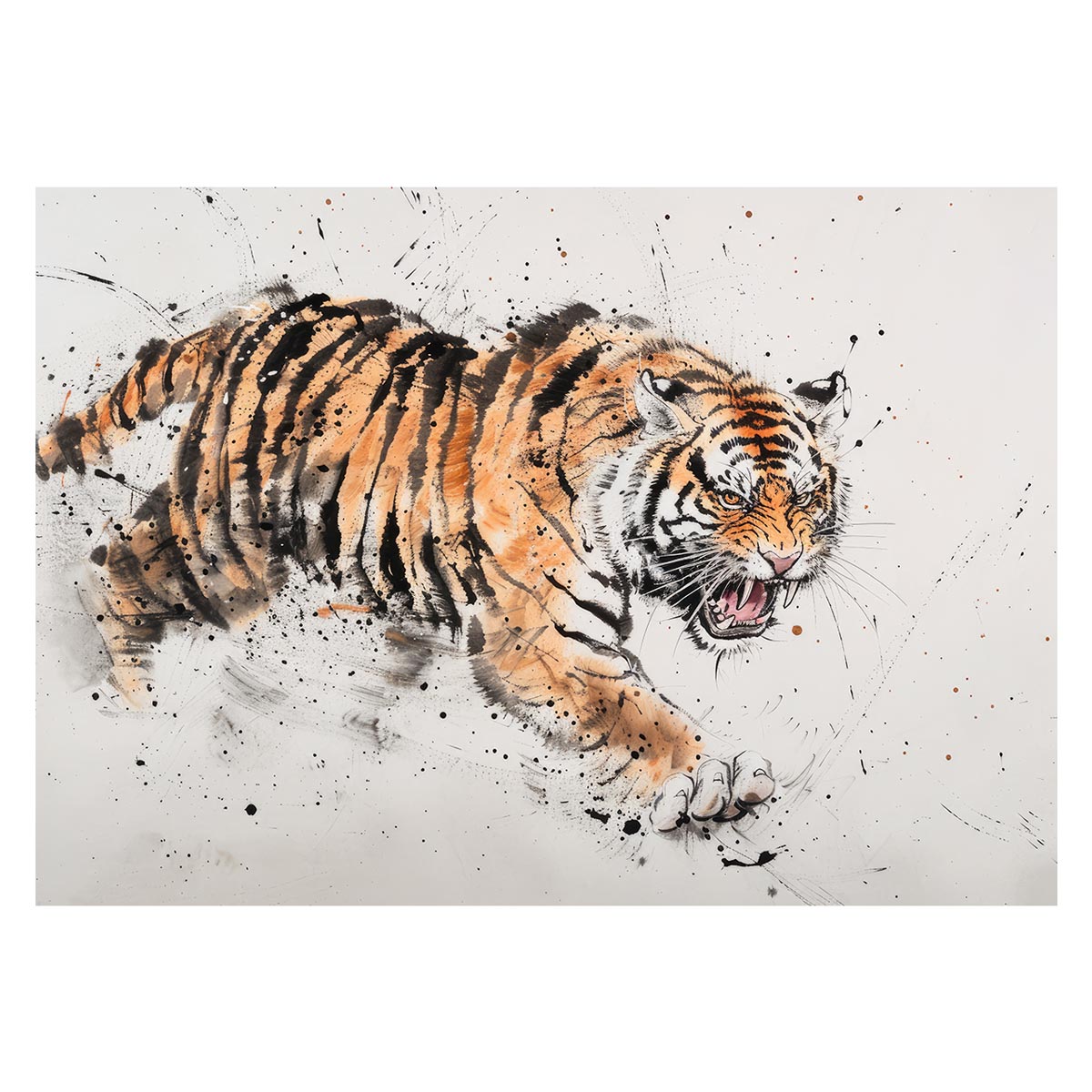 楽天市場】絵画 トラの通販