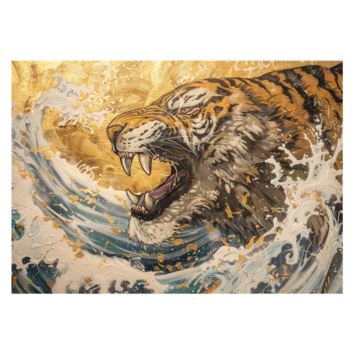 虎 トラ タイガー 猛虎 縁起物 ポスター 用紙とサイズが選べる 開運 金運 風水 絵画 レトロ 和風 伝説 インテリア おしゃれ プリントポスター フォト オシャレ アート モダン シンプル お洒落 a0 a1 a2 a3 a4 b0 b1 b2 b3 b4 特大 大きい【lh-poster-4031】
